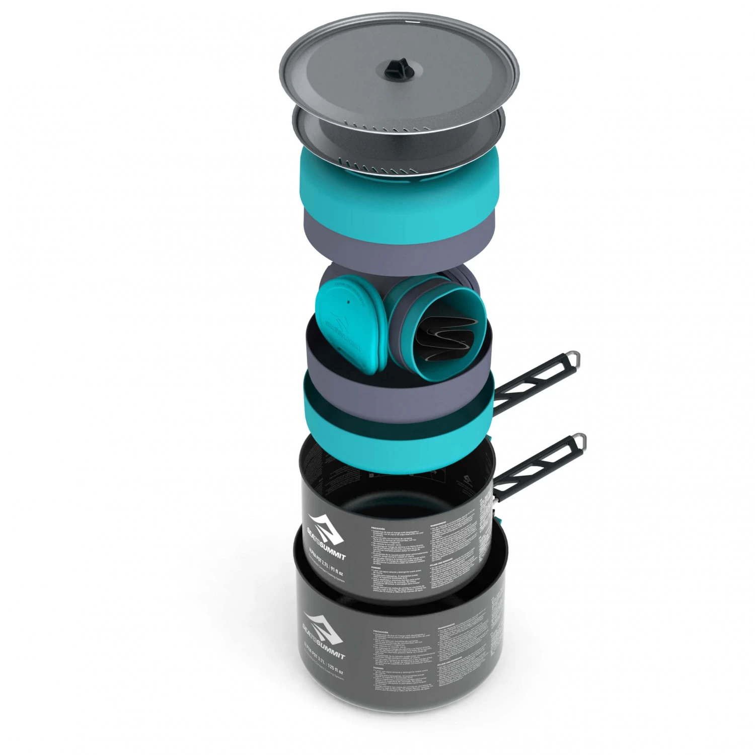 Sea To Summit Alpha 2 Pot Cook Set 4.2 - Pot 1 Sea To Summit Alpha 2 Pot Cook Set 4.2 - Pot