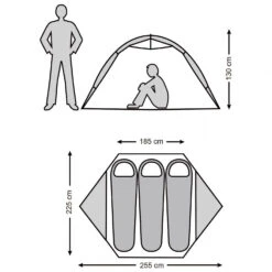 Stoic Njavve 3P Tent - 3-person Tent -Sports Outdoor stoic njavve 3p tent 3 person tent detail 11